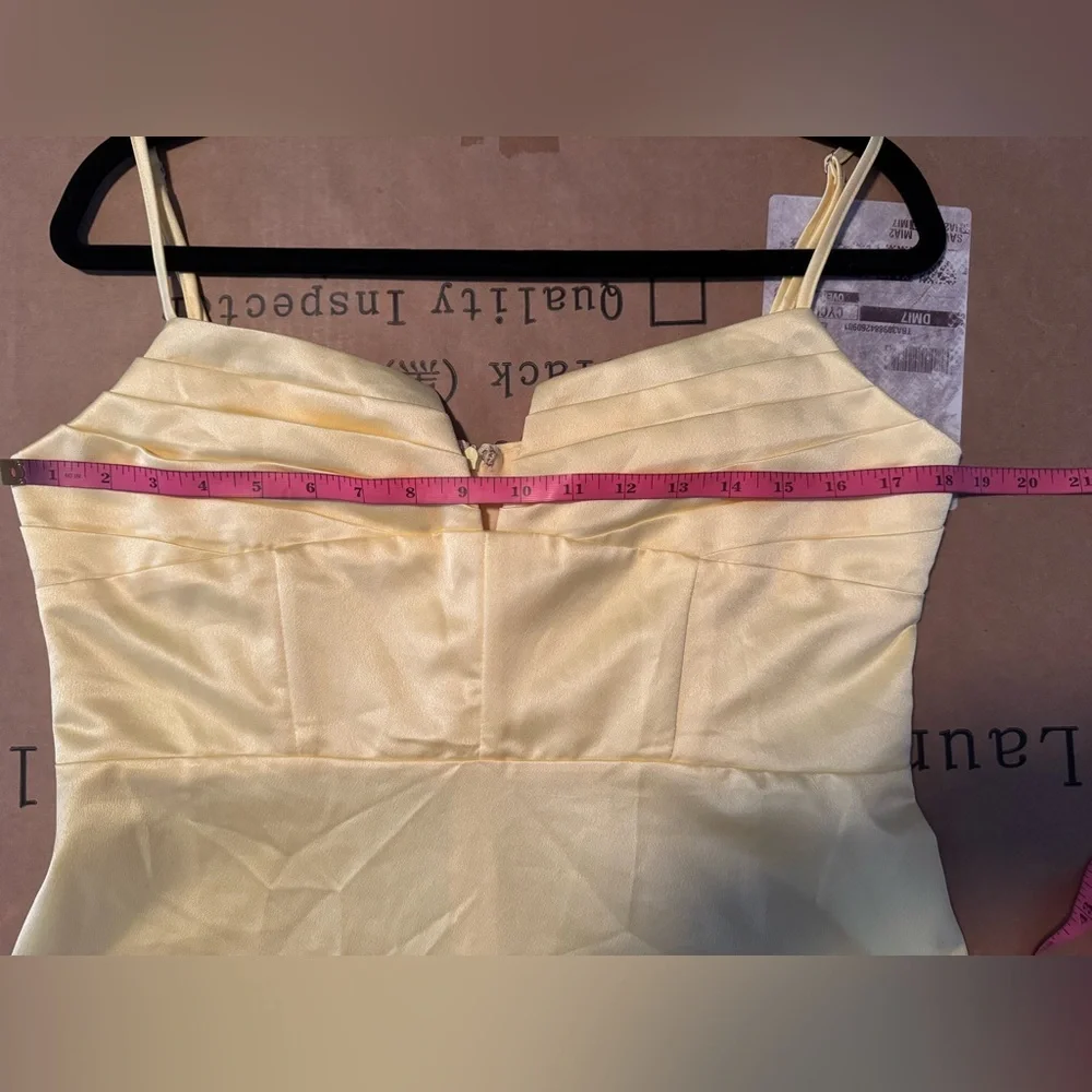 Princess Polly Della Mini Dress Butter Yellow - Picture 12 of 16
